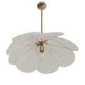 Miniatyrbild 1 av 2: Petal Pendellampa, Flera Färgval, Modern Design,varmt ljus, D50CM, Vit