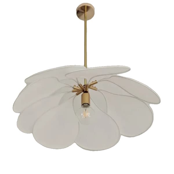 Petal Pendellampa, Flera Färgval, Modern Design,varmt ljus, D50CM, Vit