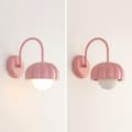 Miniatyrbild 5 av 6: OBOSOE Fransk inomhusvägglampa i krämstil, LED-vägglampa, Vägglampor,modern vägglampa med ögonskydd (inklusive lampa)