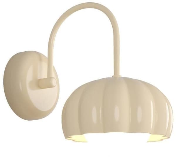 OBOSOE Fransk inomhusvägglampa i krämstil, LED-vägglampa, Vägglampor,modern vägglampa med ögonskydd (inklusive lampa)