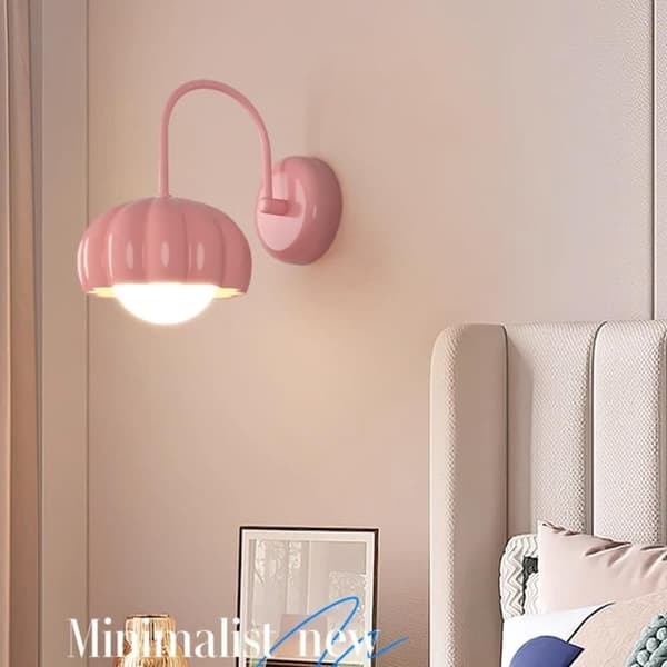 OBOSOE Fransk inomhusvägglampa i krämstil, LED-vägglampa, Vägglampor,modern vägglampa med ögonskydd (inklusive lampa)