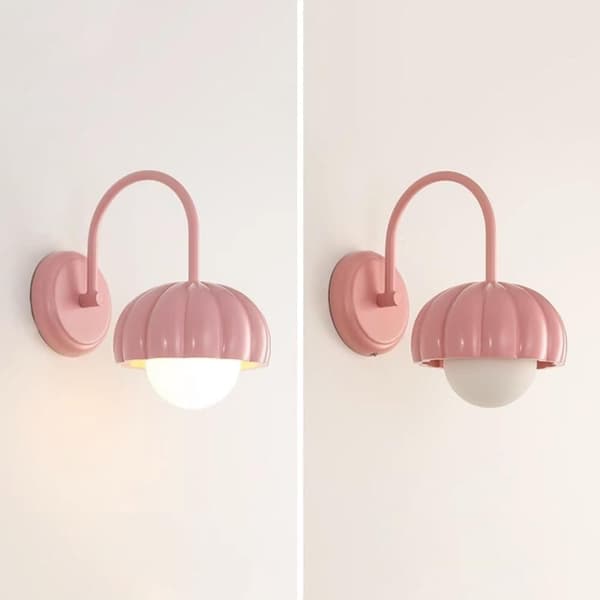 OBOSOE Fransk inomhusvägglampa i krämstil, LED-vägglampa, Vägglampor,modern vägglampa med ögonskydd (inklusive lampa)