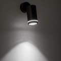 Miniatyrbillede 4 af 5: Loftlampe sort GU10 Enkelt overflademonteret, bevægelig spot