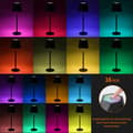Miniatyrbild 3 av 6: OBOSOE Bordslampa Trådlös / Skrivbordslampa - LED-lampa 3 färgtemperaturer och RGB, IP54 vattentålig bordslampa
