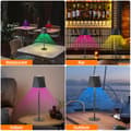 Miniatyrbild 6 av 6: OBOSOE Bordslampa Trådlös / Skrivbordslampa - LED-lampa 3 färgtemperaturer och RGB, IP54 vattentålig bordslampa