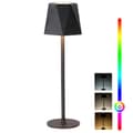 Miniatyrbild 1 av 6: OBOSOE Bordslampa Trådlös / Skrivbordslampa - LED-lampa 3 färgtemperaturer och RGB, IP54 vattentålig bordslampa
