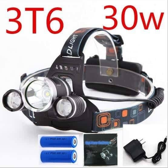 LED-pannlampa (Kraftfull 5000 Lumen) Inkl. uppladdningsbara batterier
