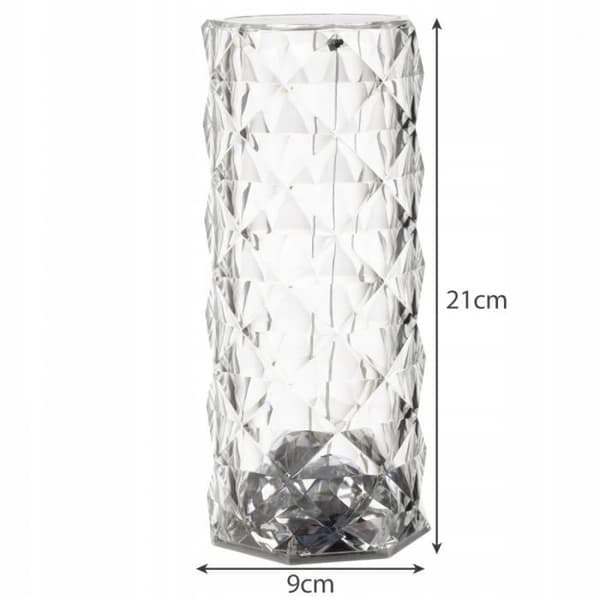 LED-lampa med rosa reflektion - 16 färger