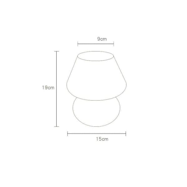 Bomclap Lampa Svamplampa Bordslampa – Dimbar Nattlampa för Sovrum, Dekorativ Stämningsbelysning