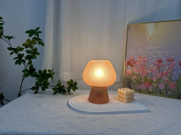 Bomclap Bordslampa Trådlös / Skrivbordslampa-LED-lampa E27 Söt nattlampa med varm belysning, Perfekt för sovrum, terrass och restaurang