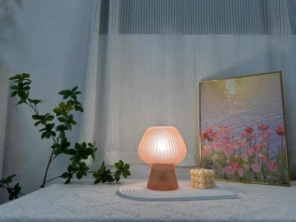 Bomclap Bordslampa Trådlös / Skrivbordslampa-LED-lampa E27 Söt nattlampa med varm belysning, Perfekt för sovrum, terrass och restaurang
