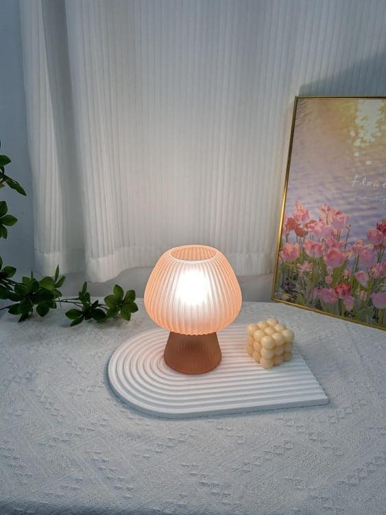 Bomclap Bordslampa Trådlös / Skrivbordslampa-LED-lampa E27 Söt nattlampa med varm belysning, Perfekt för sovrum, terrass och restaurang