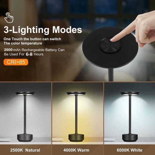 Bomclap Bordslampa Trådlös / Skrivbordslampa - LED-lampa