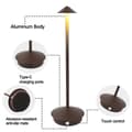 Miniatyrbild 6 av 9: Bomclap Svamp Bordslampa Trådlös / Skrivbordslampa - LED-lampa Varmt ljus