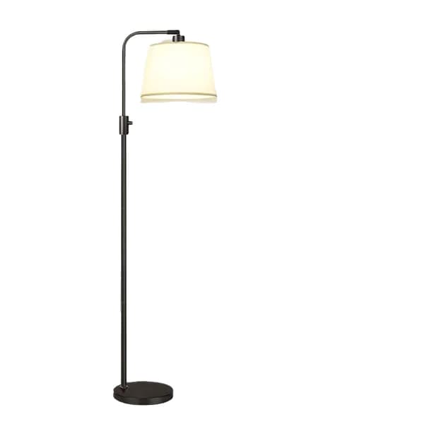 LED Dæmpbar Gulvlampe, Justerbart Hoved, 1000 Lumen,LED PÆRE, Sort