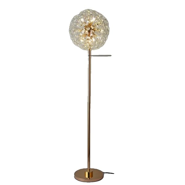 Dandelion LED Gulvlampe, Elegant Design, Varme/Hvidt Lysmuligheder,Hvidt lys, B