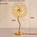 Miniatyrbillede 2 af 2: Dandelion LED Gulvlampe, Elegant Design, Varme/Hvidt Lysmuligheder,A, Hvidt lys