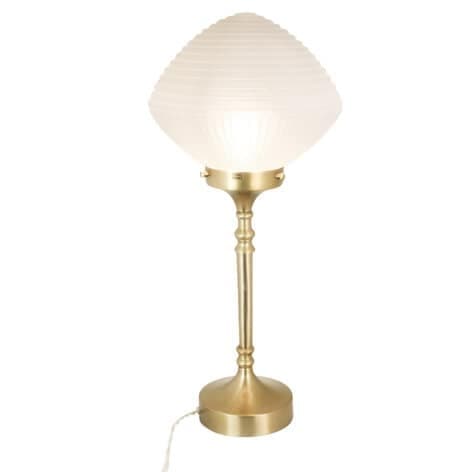 Bordslampa Alfred Mässing/Frost