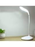 Pikkukuva 3 / 5: Bomclap LED-pöytälamppu USB-latausporti, Dimmable Eye-Care Reading Joustava hanhenkaula valo