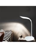 Pikkukuva 4 / 5: Bomclap LED-pöytälamppu USB-latausporti, Dimmable Eye-Care Reading Joustava hanhenkaula valo