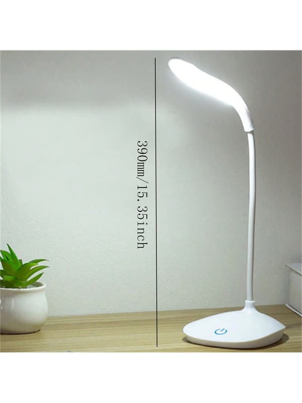 Bomclap LED-pöytälamppu USB-latausporti, Dimmable Eye-Care Reading Joustava hanhenkaula valo