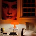 Miniatyrbild 8 av 8: OBOSOE Svampbordslampa LED USB, orange nattlampa med 3 färgtemperaturer, modern design