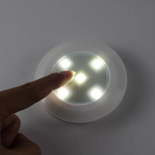 Led spotlight med fjärrkontroll – 3 st.