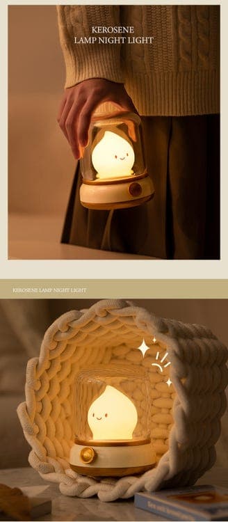 Bomclap genopladelig på USB bordlampe trådløs / skrivebordslampe - LED lampe