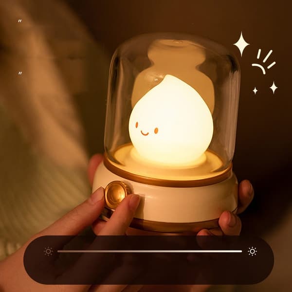 Bomclap genopladelig på USB bordlampe trådløs / skrivebordslampe - LED lampe