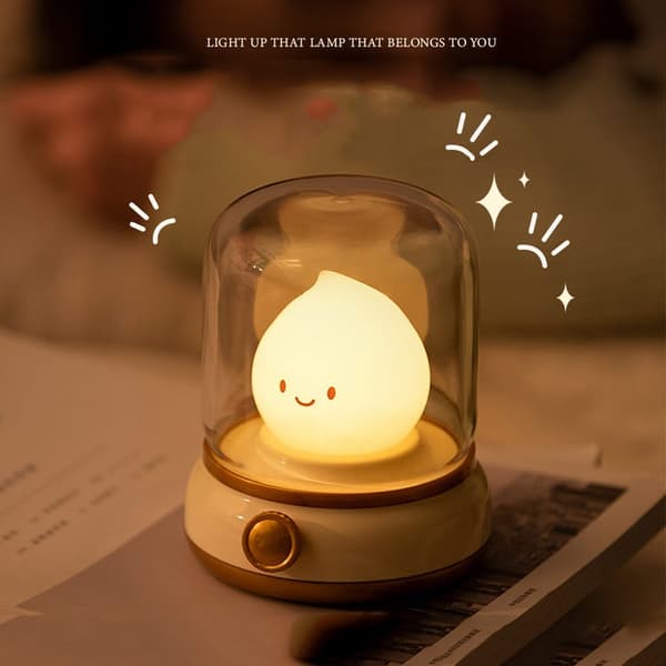 Bomclap genopladelig på USB bordlampe trådløs / skrivebordslampe - LED lampe