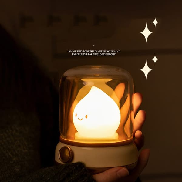 Bomclap genopladelig på USB bordlampe trådløs / skrivebordslampe - LED lampe