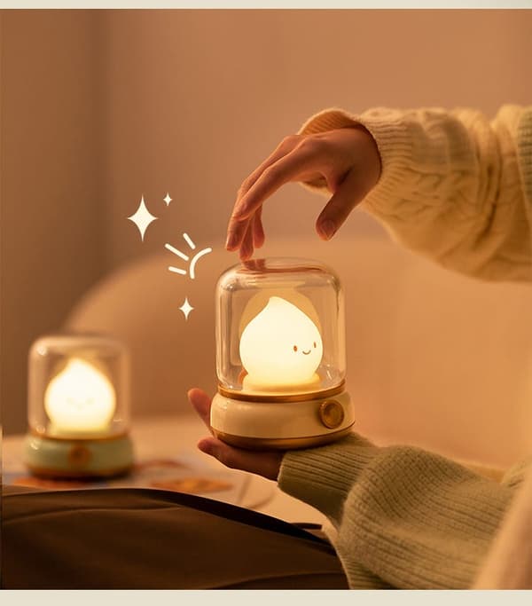 Bomclap genopladelig på USB bordlampe trådløs / skrivebordslampe - LED lampe