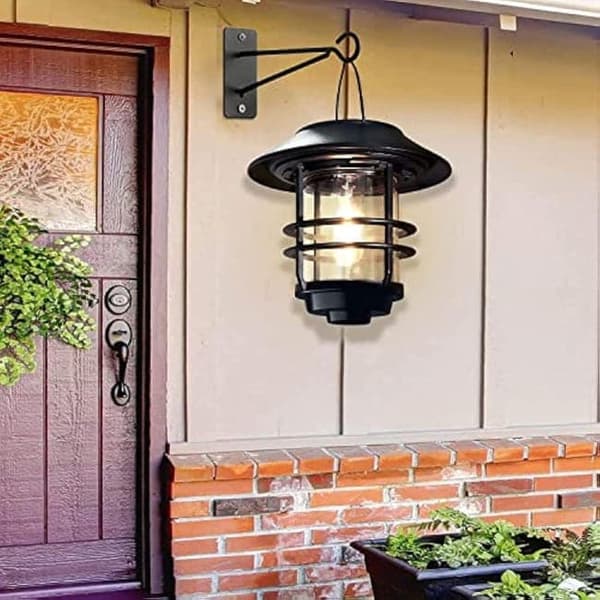 OBOSOE vägglampa , Väggbelysning för utomhusbruk, Svart, Gjuten aluminium, Fasad, Trädgård, Terass Svart Varmt ljus