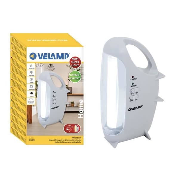 Velamp IR160EVO 320 lumen uppladdningsbar bärbar LED-lampa med anti-strömavbrottsfunktion