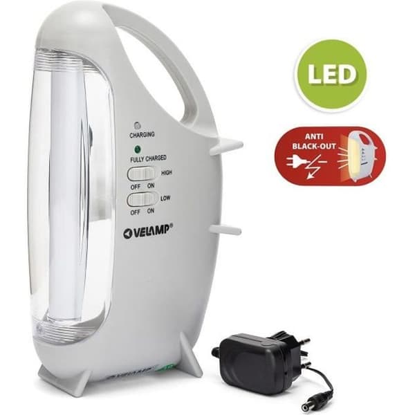 Velamp IR160EVO 320 lumen uppladdningsbar bärbar LED-lampa med anti-strömavbrottsfunktion