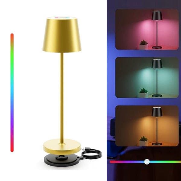 OBOSOE IP54 vandtæt bordlampe trådløs / LED lys / skrivebordslampe