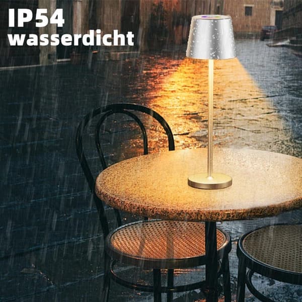 OBOSOE IP54 vandtæt bordlampe trådløs / LED lys / skrivebordslampe