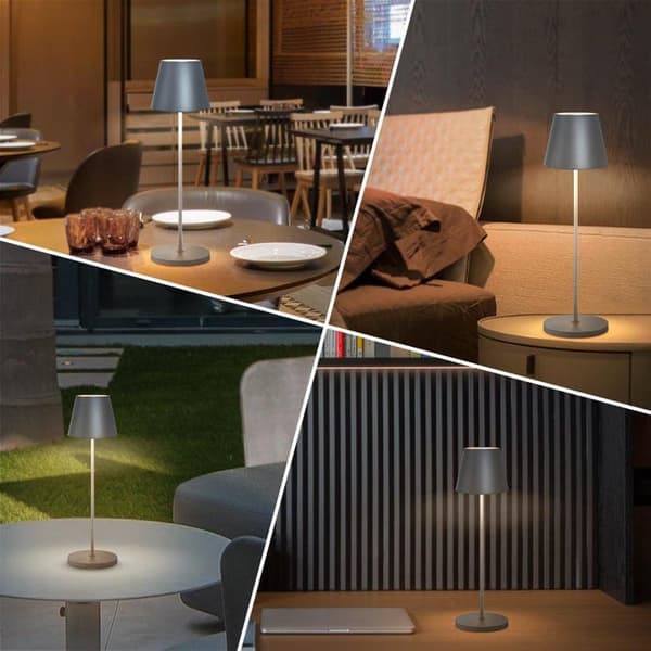 OBOSOE IP54 vandtæt bordlampe trådløs / LED lys / skrivebordslampe