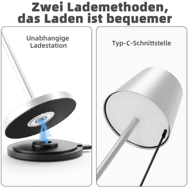 OBOSOE IP54 vandtæt bordlampe trådløs / LED lys / skrivebordslampe
