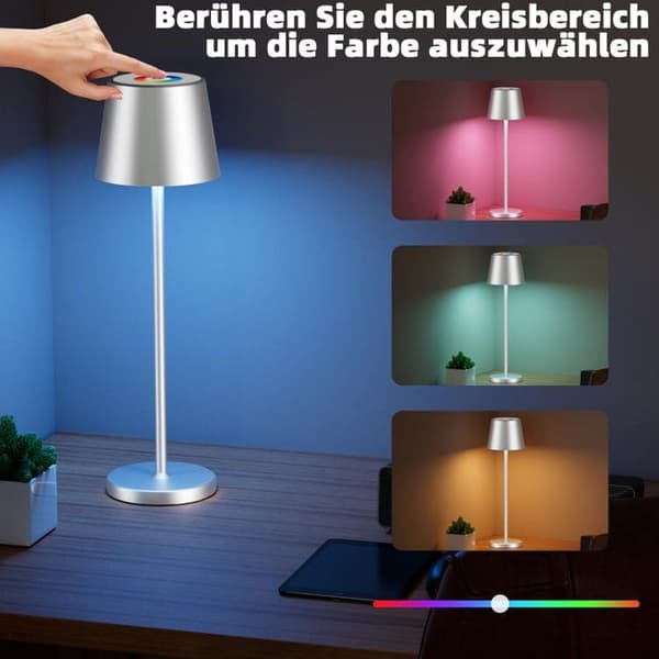 OBOSOE IP54 vandtæt bordlampe trådløs / LED lys / skrivebordslampe