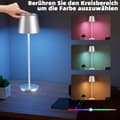 Miniatyrbillede 5 af 9: OBOSOE IP54 vandtæt bordlampe trådløs / LED lys / skrivebordslampe
