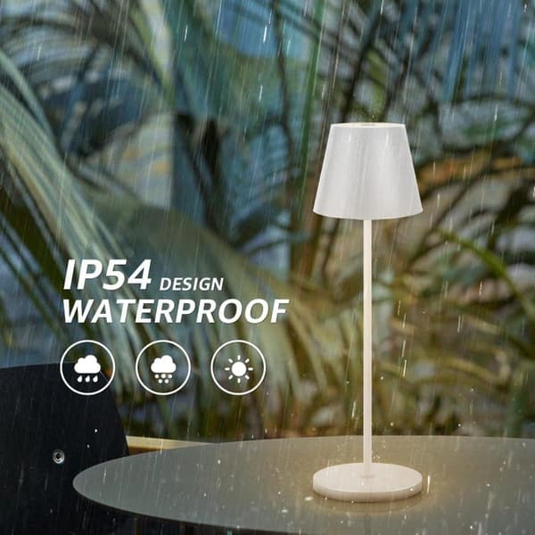OBOSOE IP54 vandtæt bordlampe trådløs / LED lys / skrivebordslampe