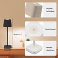 Miniatyrbillede 2 af 8: OBOSOE Skrivebordslampe/Bordlampe/LED-lampe