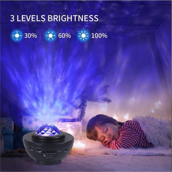 Stjärnhimmel - Galaxy LED-projektor Bluetooth inkl. fjärrkontroll