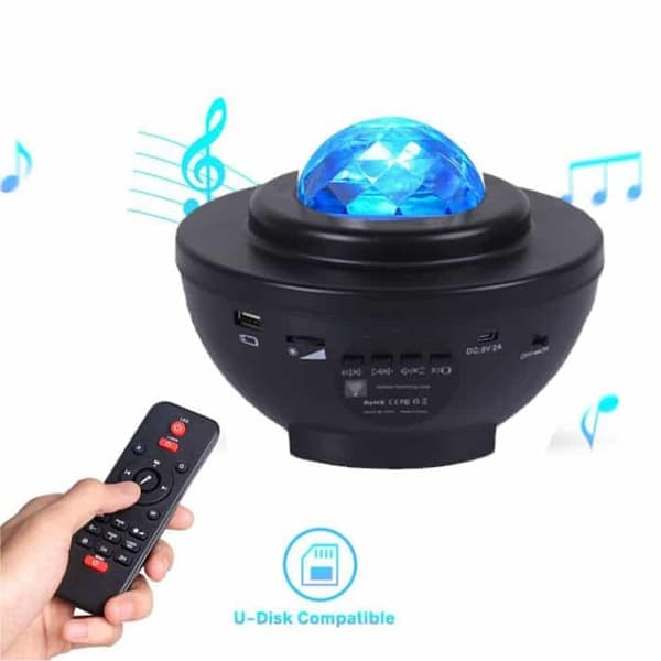 Stjärnhimmel - Galaxy LED-projektor Bluetooth inkl. fjärrkontroll