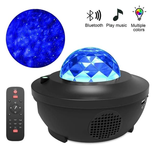 Stjärnhimmel - Galaxy LED-projektor Bluetooth inkl. fjärrkontroll