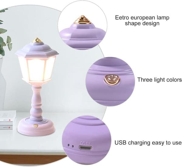Bomclap Retro USB-laddningTrådlös Nattlampa/LED-lampa/Belysning inomhus