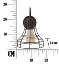 Miniatyrbild 8 av 8: FURNLUX VÄGGLAMPA INDUSTRI SVART 34CM