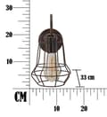 Miniatyrbild 8 av 8: FURNLUX VÄGGLAMPA INDUSTRI SVART 33CM