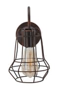 Miniatyrbild 2 av 8: FURNLUX VÄGGLAMPA INDUSTRI SVART 33CM